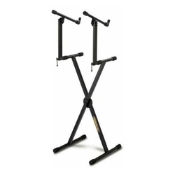 HERCULES  DOUBLE TIER  KEYBOARD STAND 