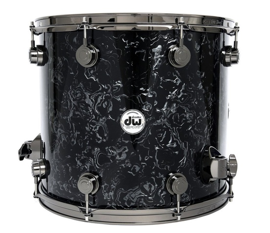 dw collactor series black velvet floor tom