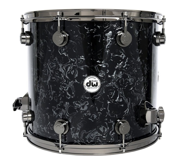 dw collactor series black velvet floor tom