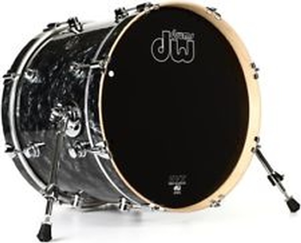 dw collactor series black velvet kik drum 